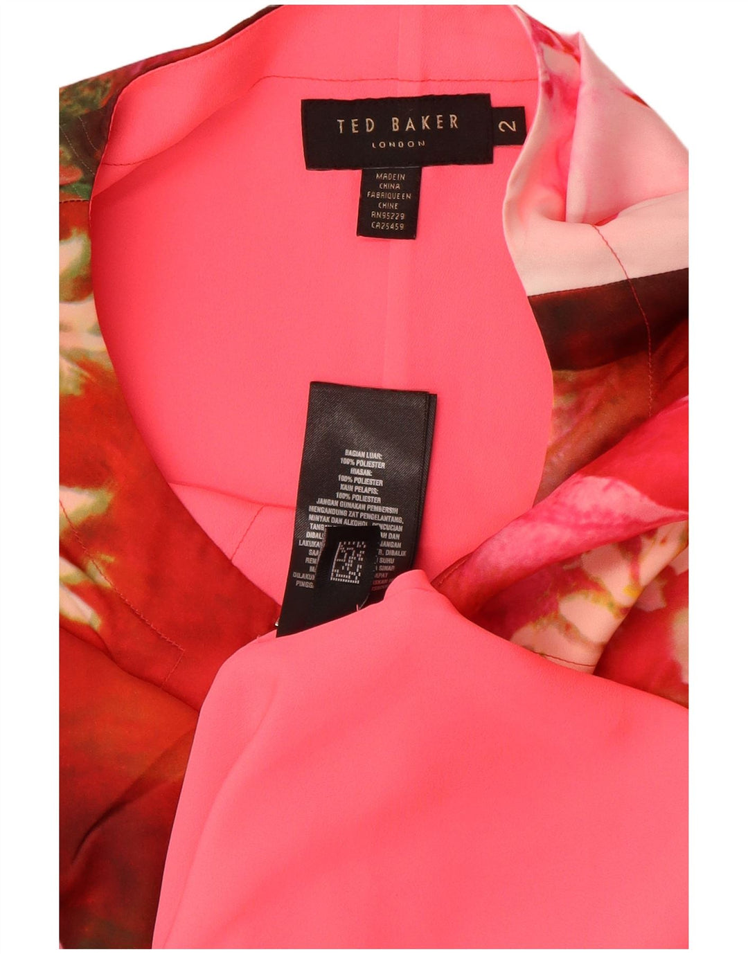 Rochie Ted Baker pentru femei Mărimea 2 Poliester floral multicolor mic