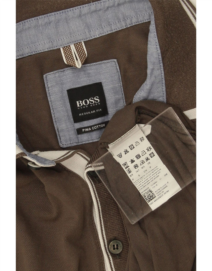Cămașă polo Hugo Boss pentru bărbați, bumbac, kaki