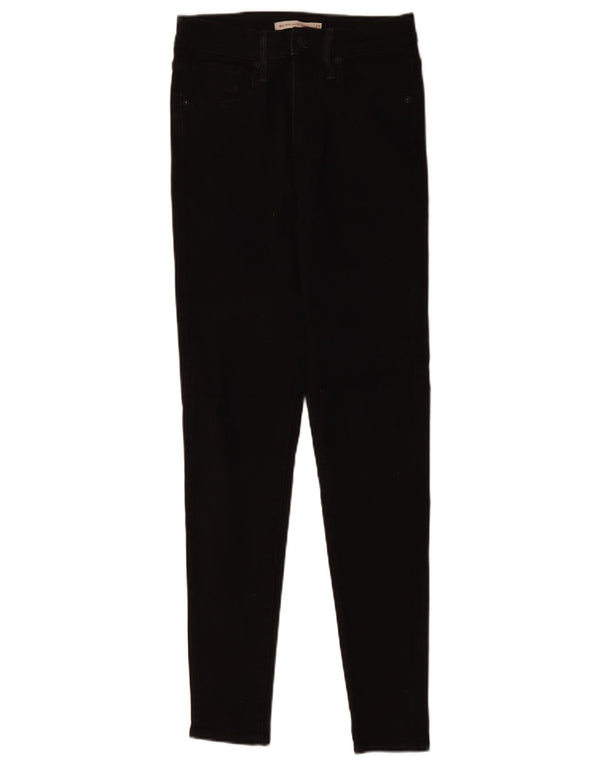 Blugi super skinny Mile High pentru femei LEVI'S W27 L29 bumbac negru