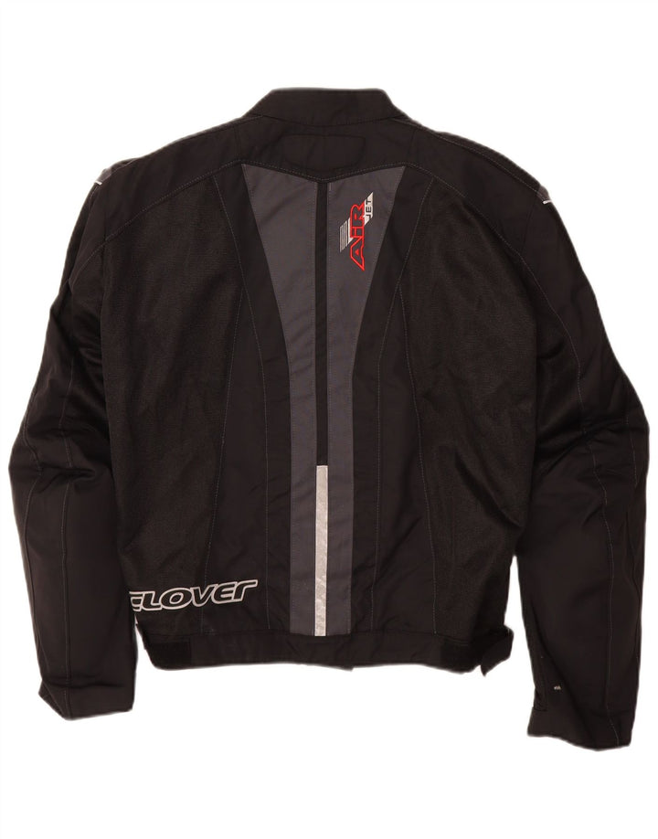 Jachetă pentru femei Clover Graphic Racer UK 14 Medium Black Colorblock Poliamidă
