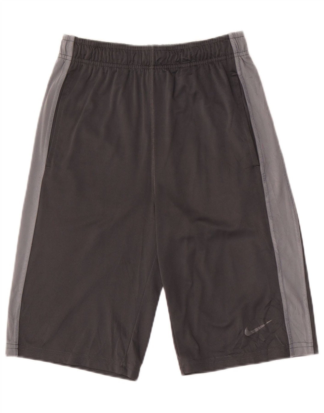 Pantaloni scurți sport NIKE Dri Fit pentru bărbați, mari, gri, poliester
