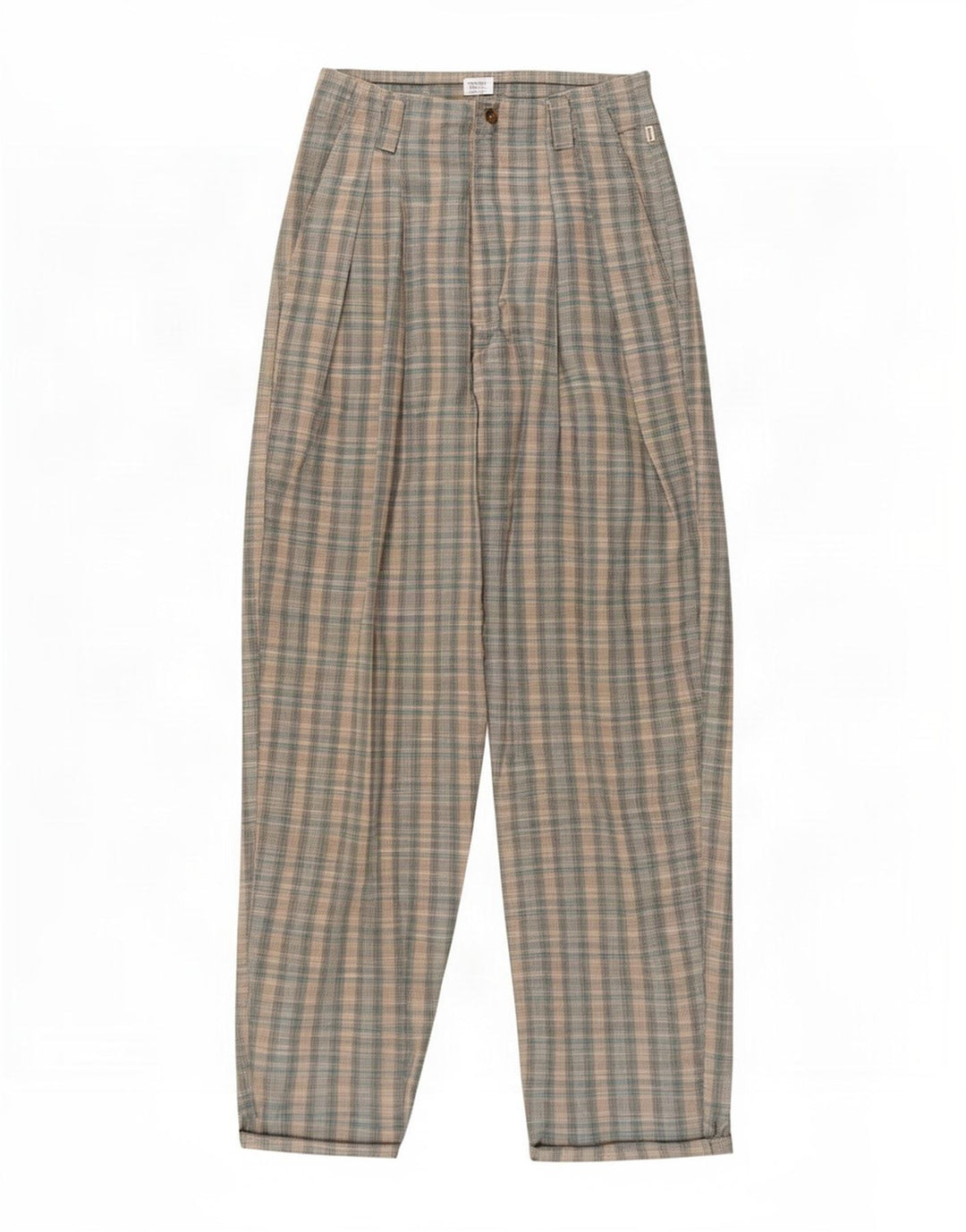 Pantaloni chino pentru femei UFO L28 L28, cu carouri multicolore