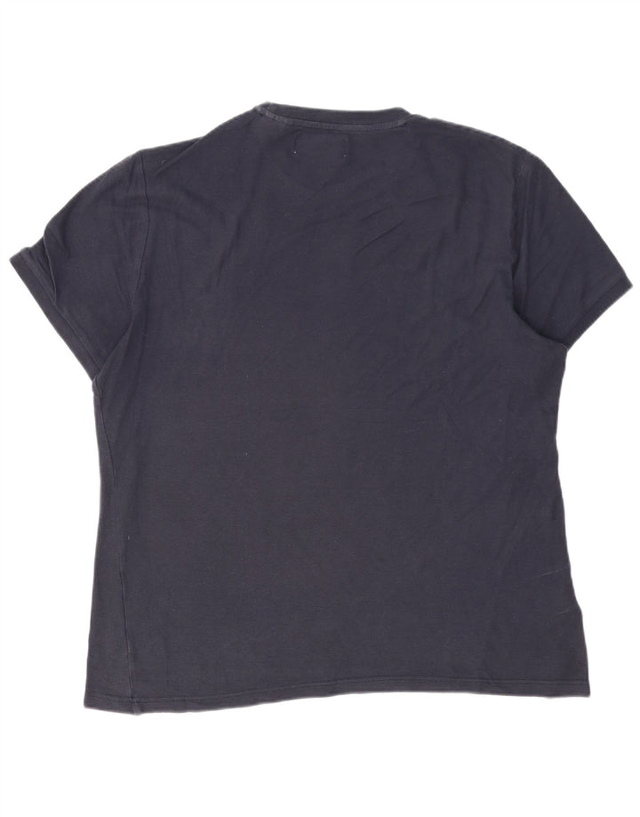 Tricou pentru bărbați Penguin Top mare din bumbac bleumarin