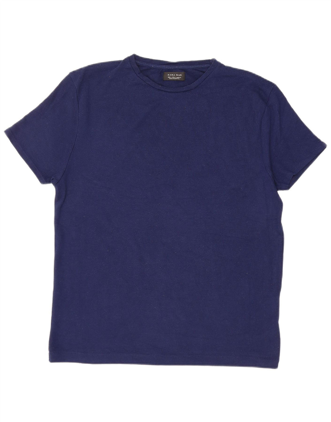 Tricou Bărbați ZARA Top Mare Poliester Bleumarin