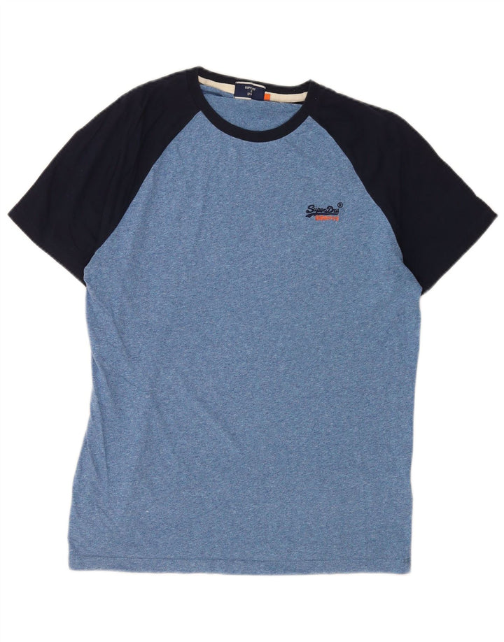 Tricou Superdry pentru bărbați Top mare, albastru, color block, bumbac