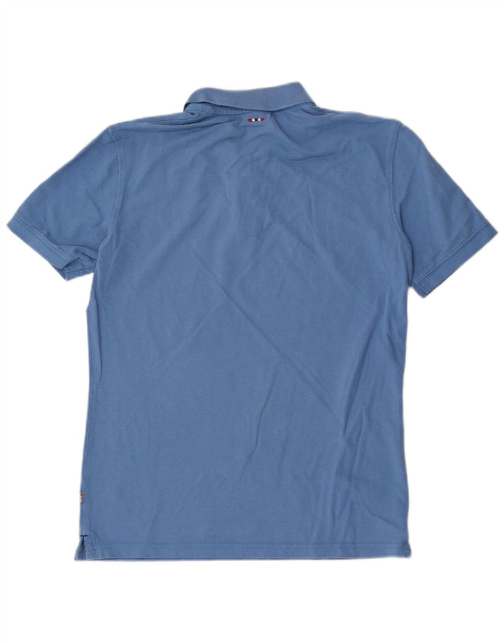Tricou polo Napapijri pentru bărbați, albastru mediu