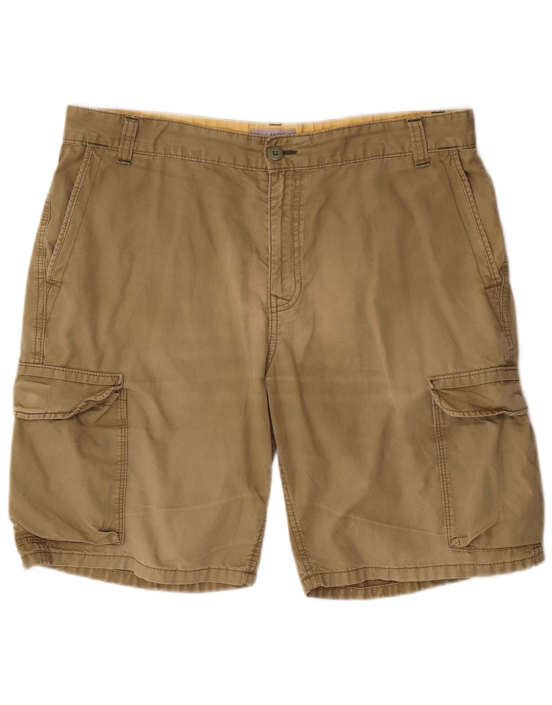 Pantaloni scurți cargo Marks & Spencer, pentru bărbați, W36 Large, kaki, bumbac