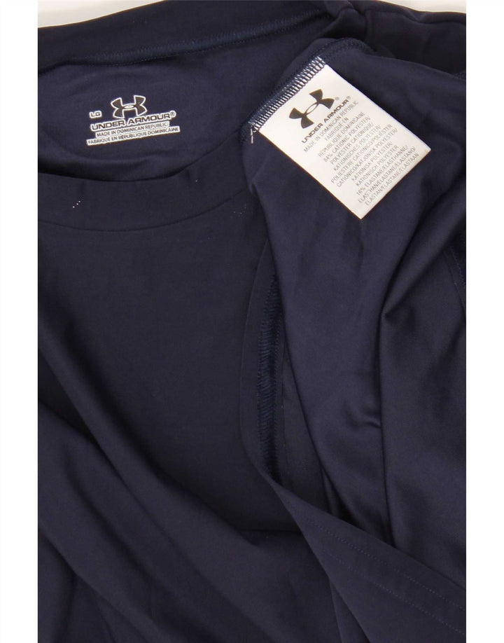 Tricou Under Armour pentru bărbați Top mare din poliester bleumarin