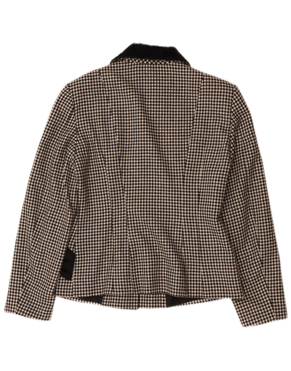 PHILOSOPHY DI ALBERTA FERRETTI Blazer Jacket pentru femei UK 12 Medium Black