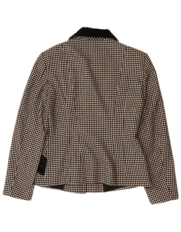 PHILOSOPHY DI ALBERTA FERRETTI Blazer Jacket pentru femei UK 12 Medium Black