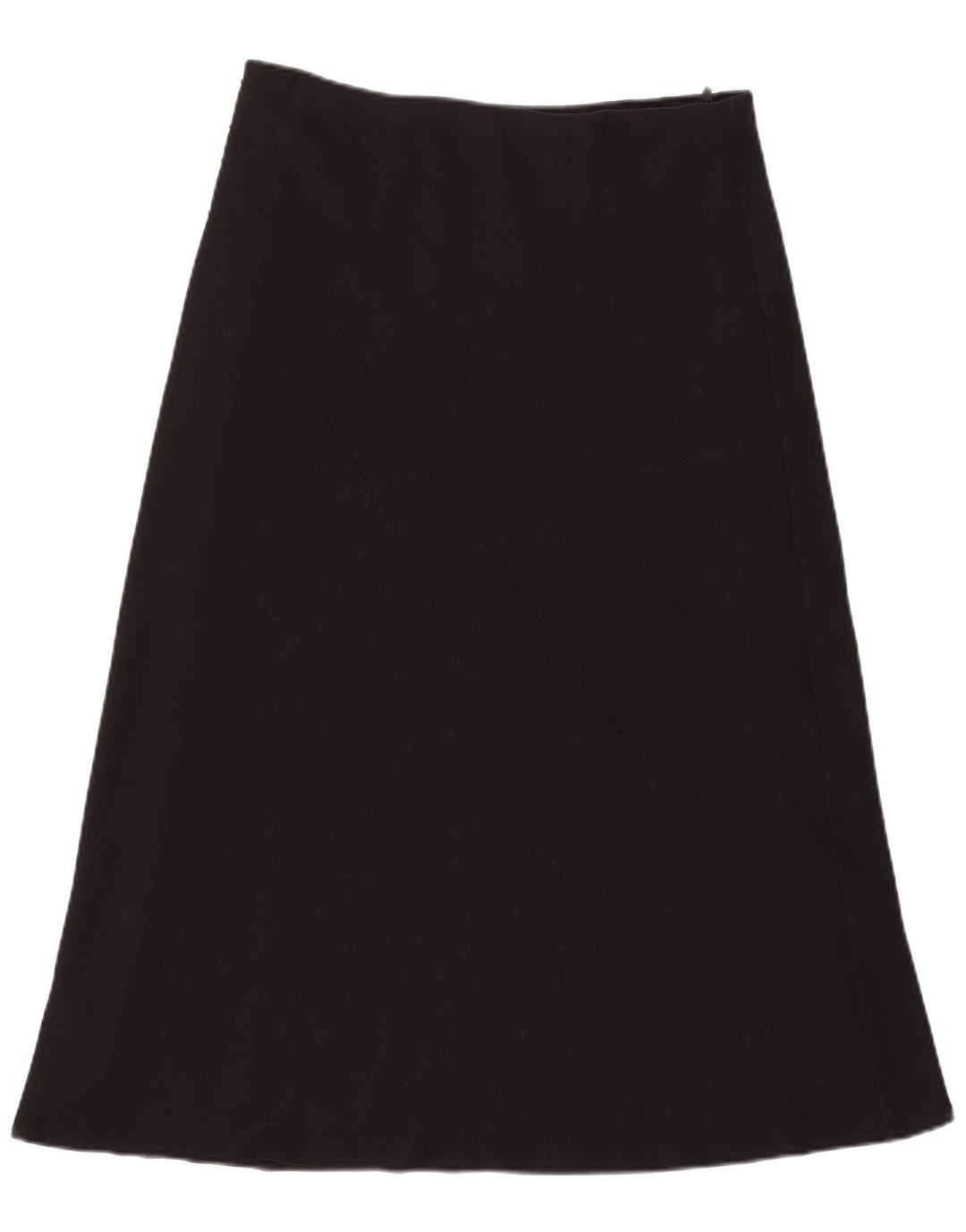 Fustă A-Line pentru femei Marks & Spencer UK 16 Large W33 Poliester negru
