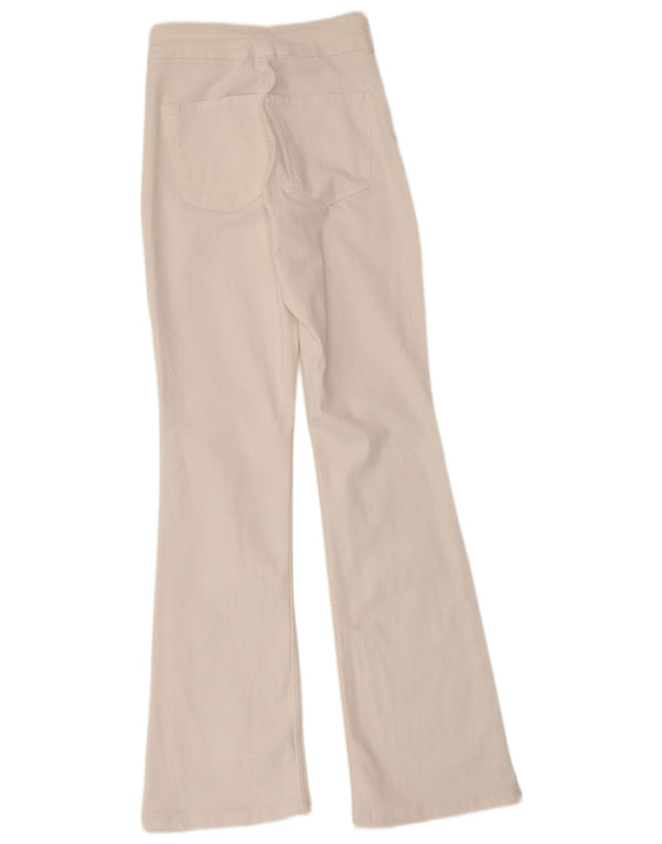 Blugi evazați pentru femei Zara EU 40 Medium W30 L31 Alb