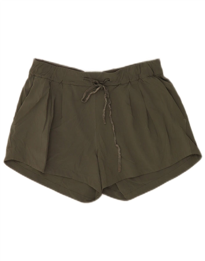 Lululemon Pantaloni scurti sport pentru femei US 6 Medium Kaki Poliester