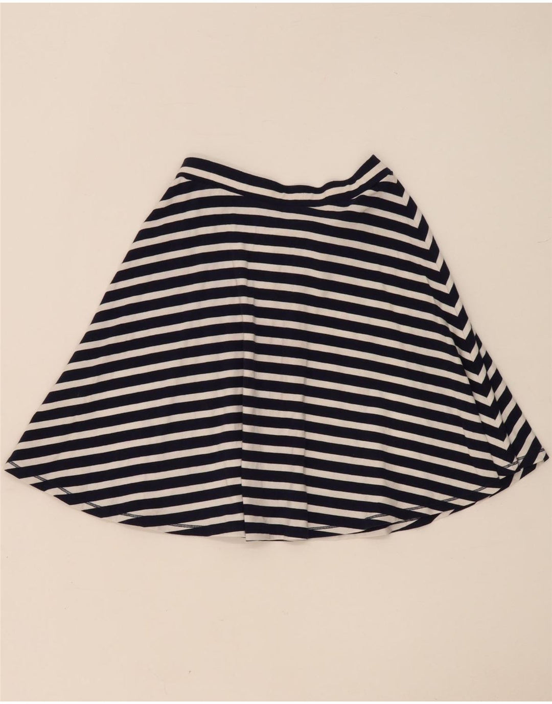 Fusta A-Line pentru femei Superdry Medium W28 Bleumarin, bumbac cu dungi