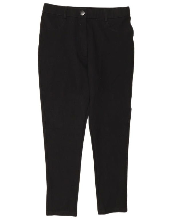 Pantaloni skinny casual pentru femei Zara XL W32 L27 Negru Viscoza