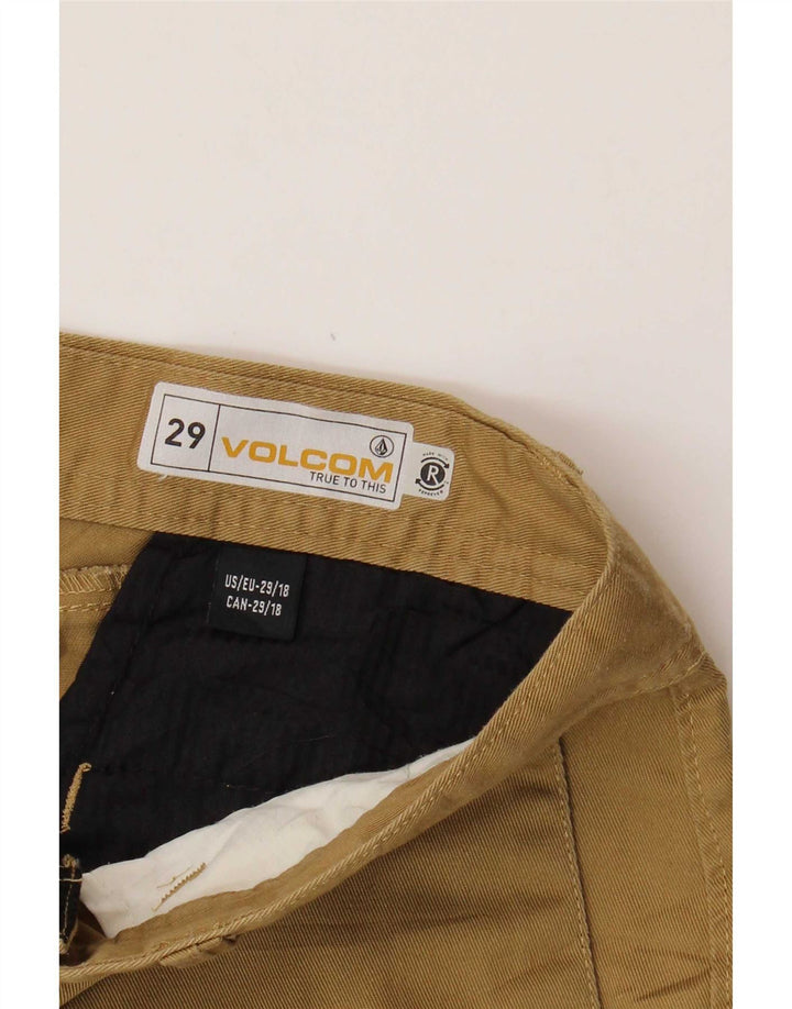 Pantaloni scurți chino pentru bărbați Volcom W29 Small Kaki Poliester