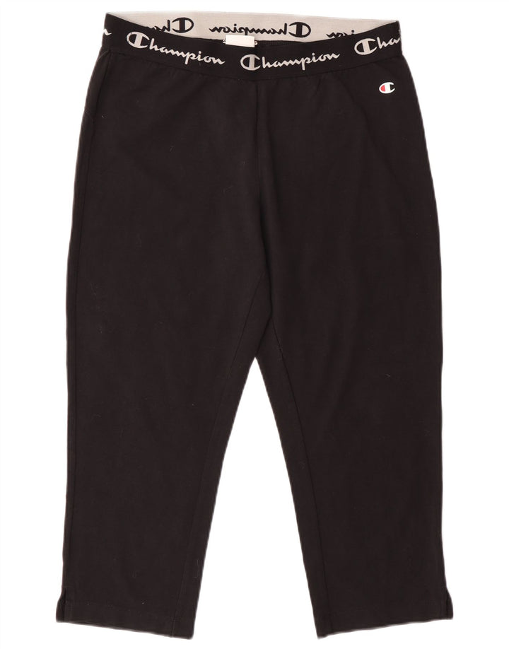 Pantaloni de trening Capri Graphic pentru femei Champion UK 16 Large Black
