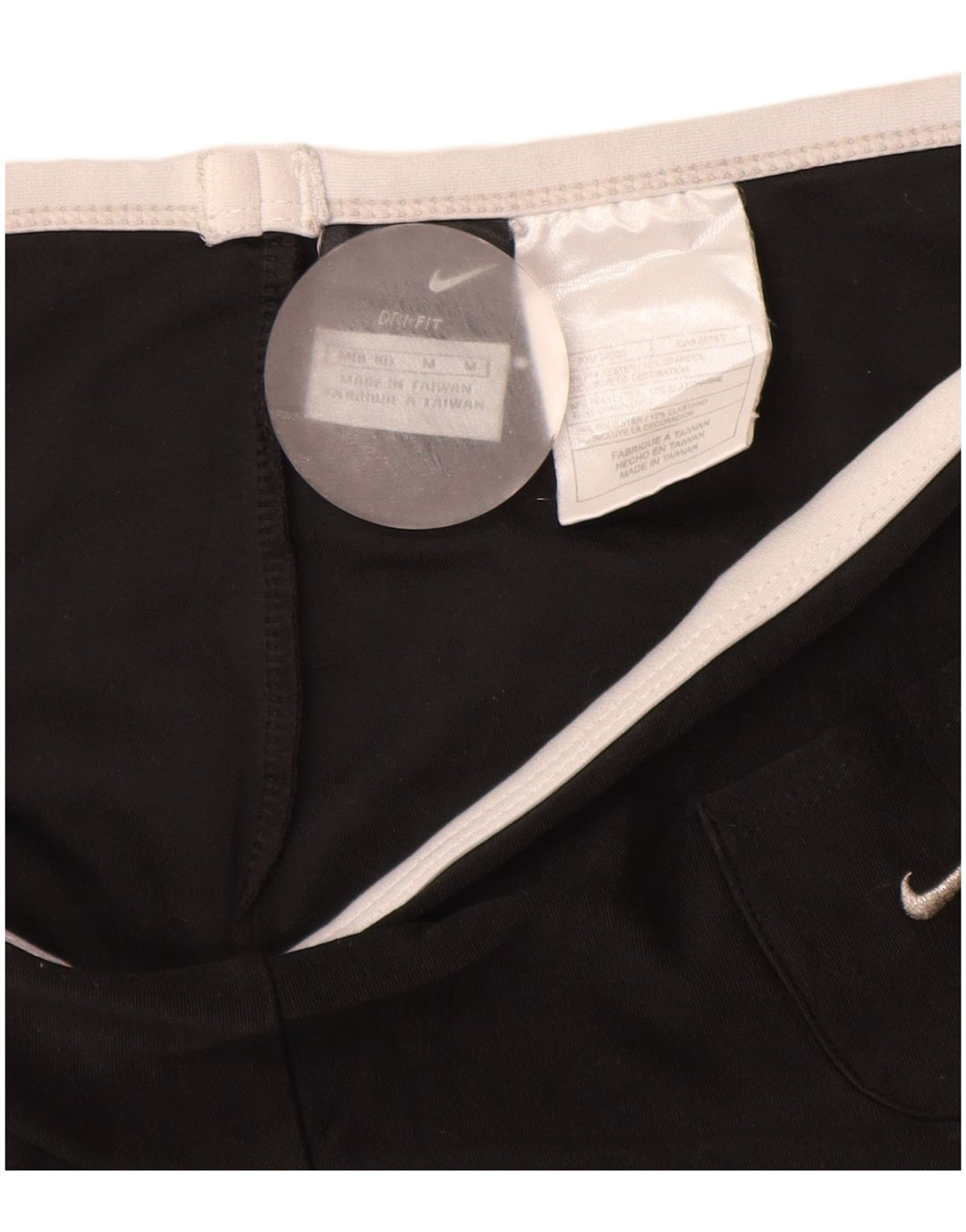 Pantaloni de trening NIKE Dri Fit pentru femei US 8/10 Medium Black Colorblock