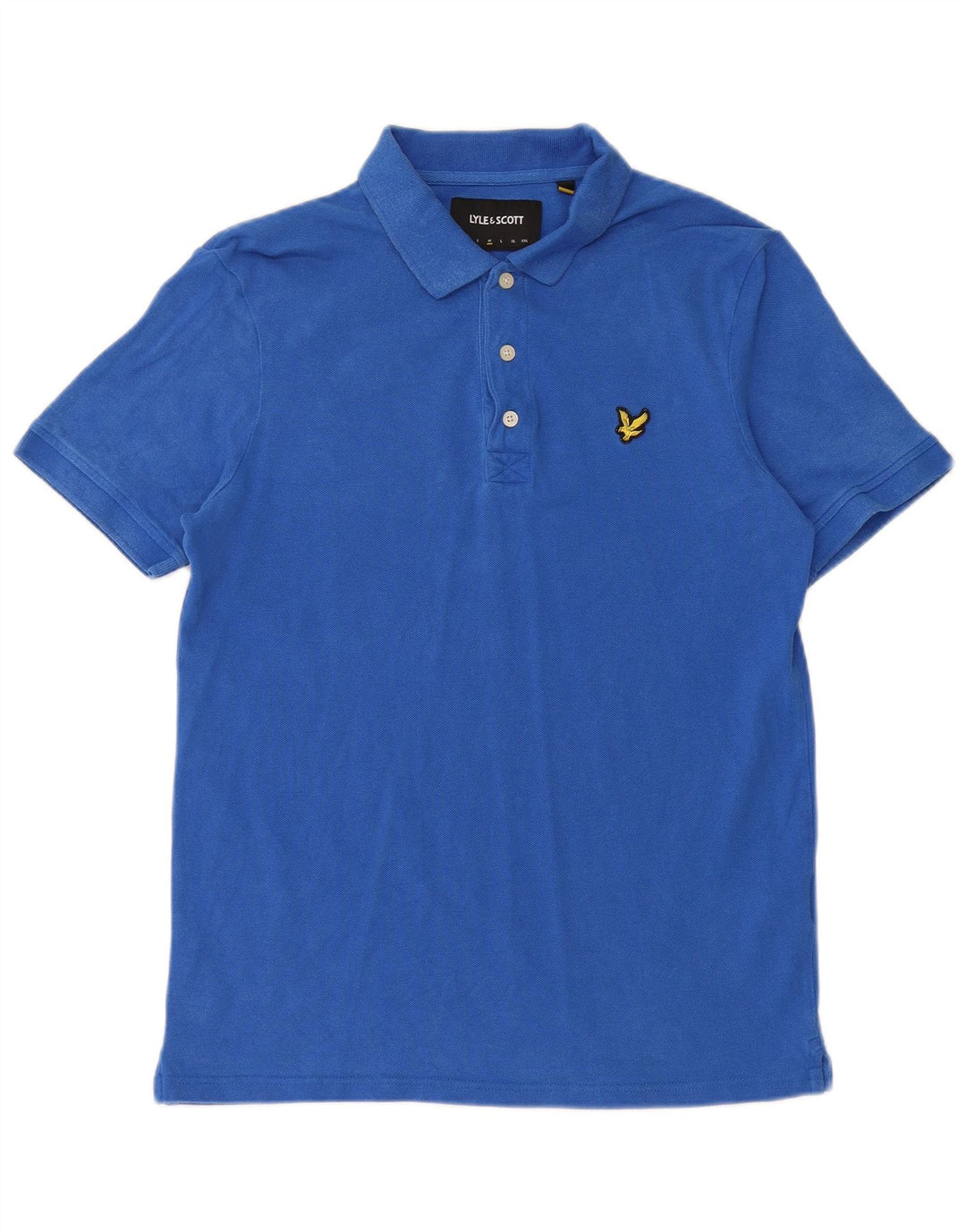 Tricou polo LYLE & SCOTT pentru bărbați, bumbac albastru mediu