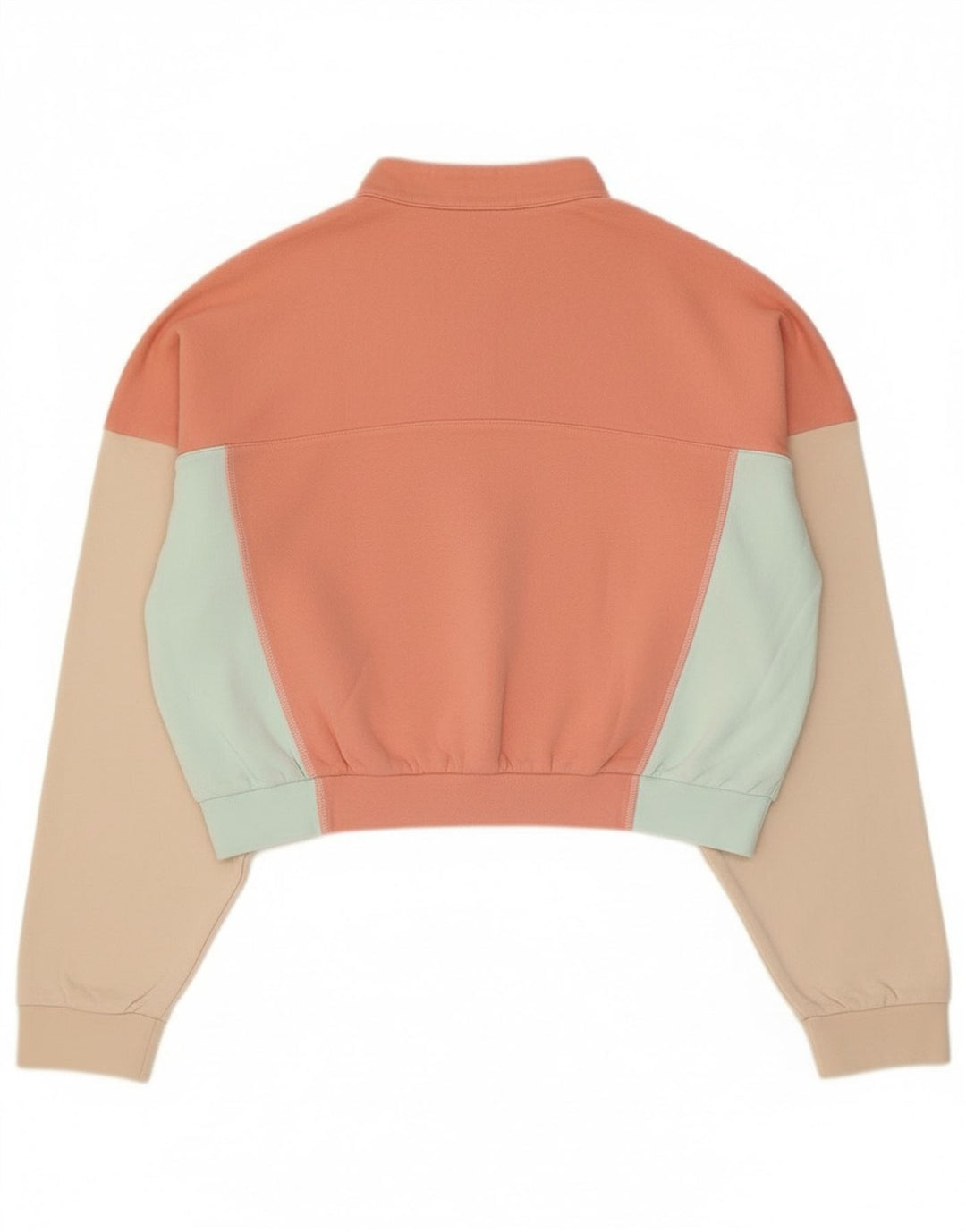 Pulover adidas oversized crop pentru femei UK 14 Roz mediu