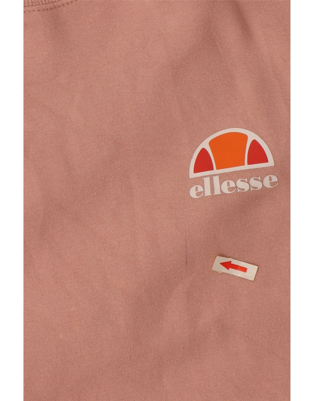 Pulover supradimensionat pentru femei Ellesse UK 10 Bumbac roz mic