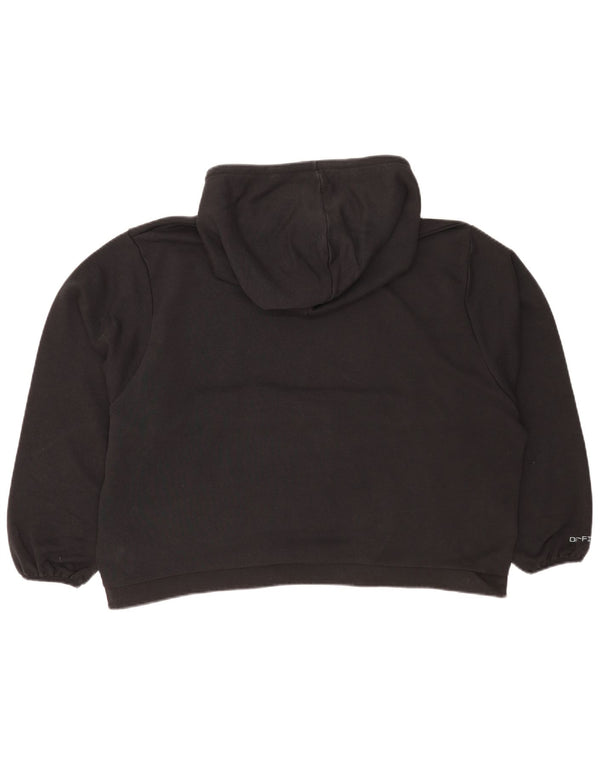 Pulover Nike pentru femei, cu formă relaxată, cu glugă, UK 14, mare, negru, sport