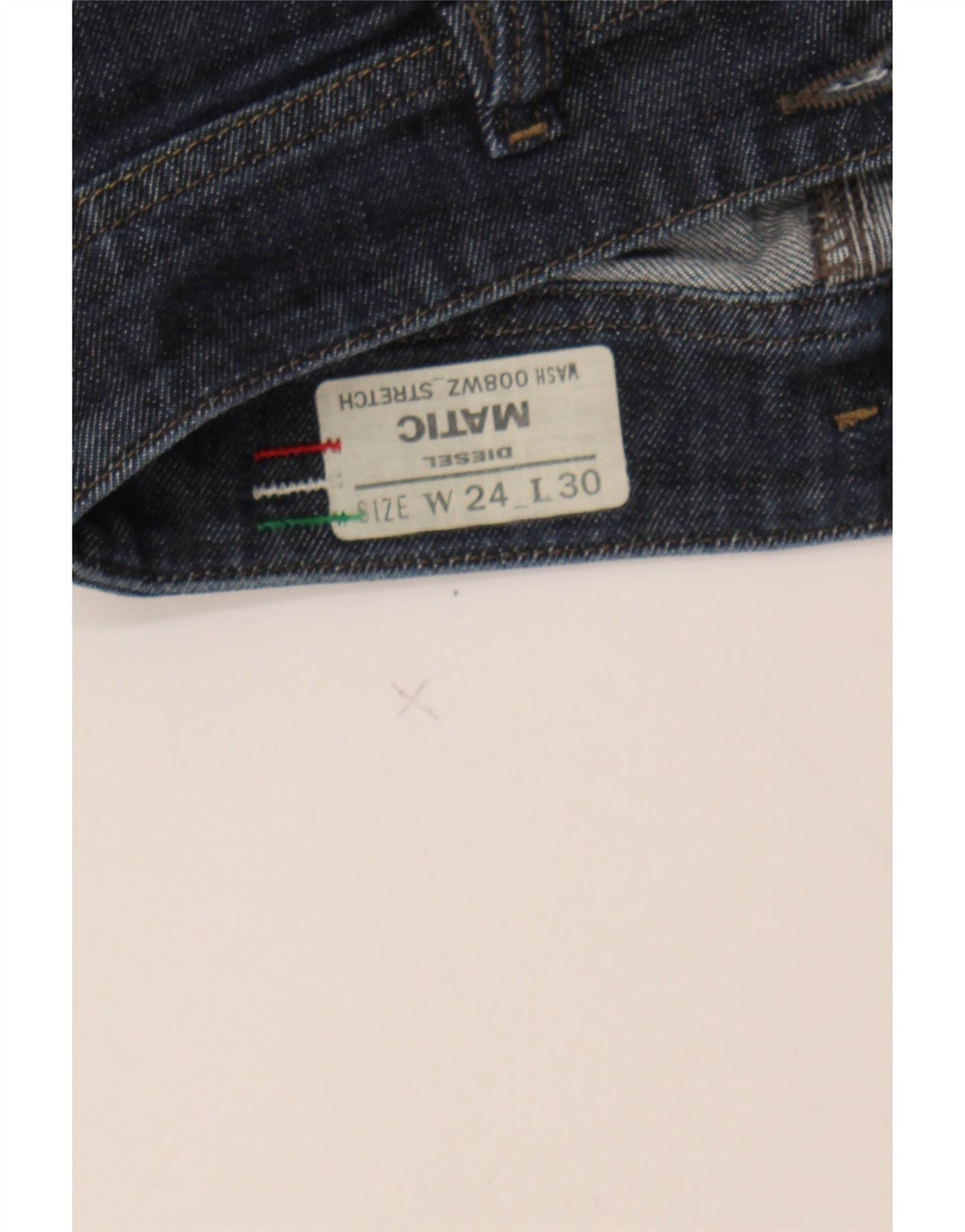 DIESEL Womens Matic Slim Jeans W24 L30 Navy Blue Cotton Vintage Diesel and Second-Hand Diesel from Messina Hembry 