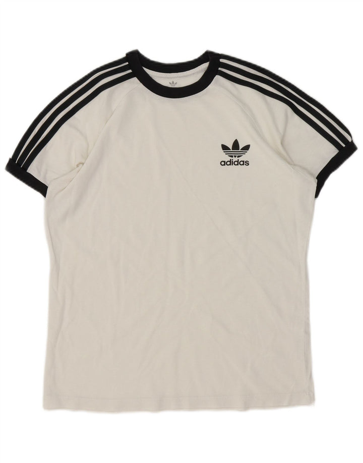 ADIDAS Boys T-Shirt Top 12-13 Years  White