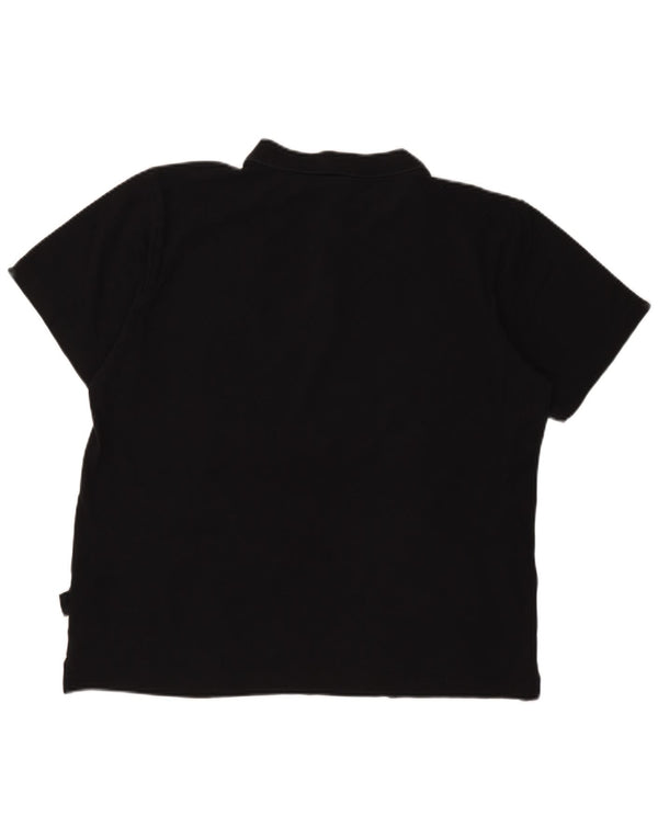 Tricou polo pentru bărbați Ellesse 2XL, bumbac negru