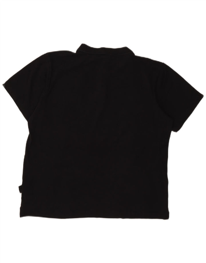 Tricou polo pentru bărbați Ellesse 2XL, bumbac negru