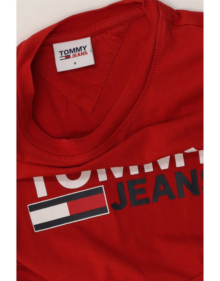 Tricou grafic Tommy Hilfiger pentru bărbați Top mic roșu