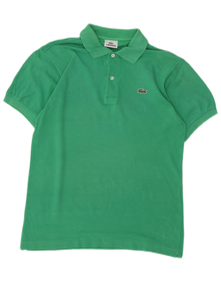 Tricou polo pentru bărbați LACOSTE Mărimea 3 Bumbac verde mic