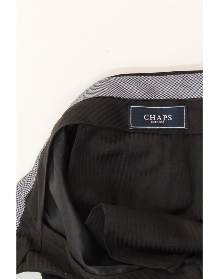 Pantaloni drepți pentru bărbați CHAPS L40 L31 negri