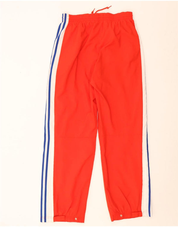 Pantaloni de trening Adidas pentru bărbați Marea Britanie 36/38 Poliester Colorblock Roșu Mic