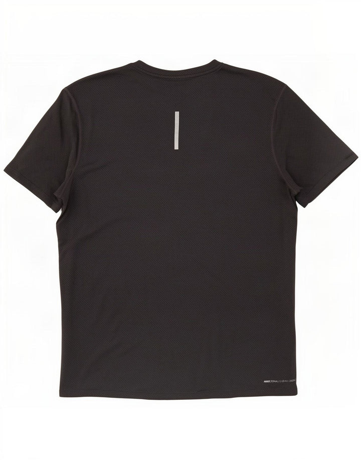 Tricou pentru alergare pentru bărbați Nike Top Mediu Gri Poliester Geometric