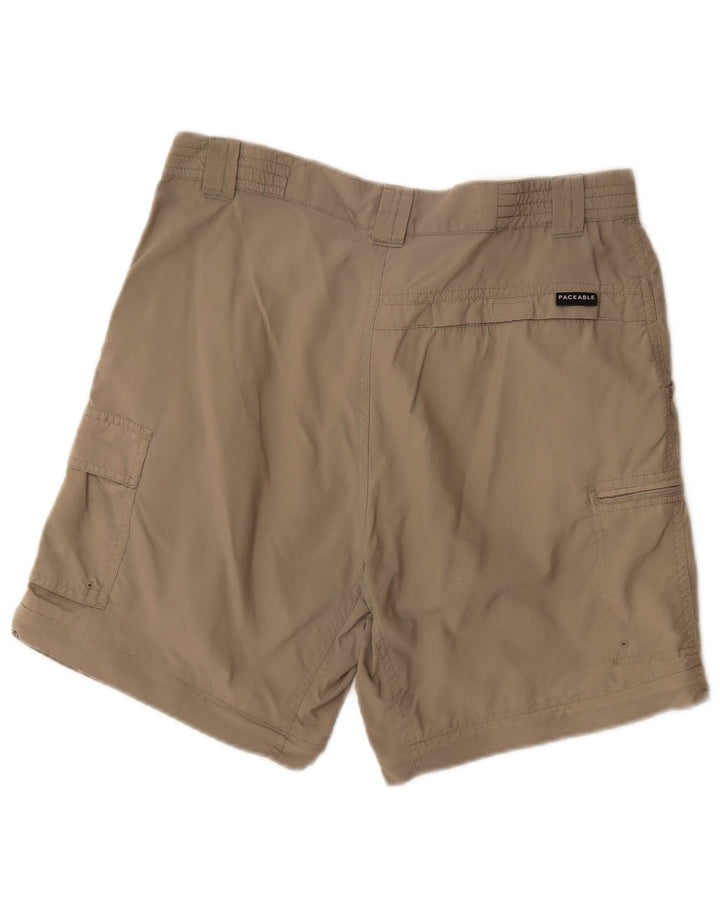 Pantaloni scurți cargo Columbia pentru femei Medium W30 Kaki Poliester
