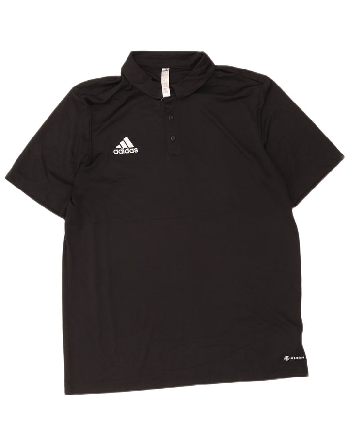 Tricou polo Adidas Aeroready pentru bărbați, mare, negru, poliester