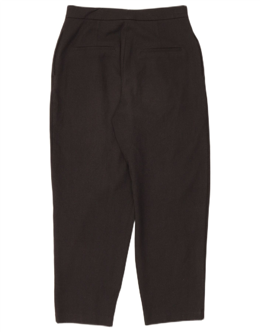 Pantaloni de costum conici pentru femei ZARA XS W24 L27 Poliester negru
