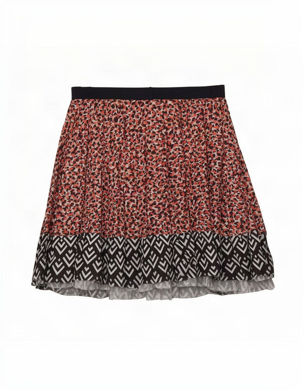 Fustă A-Line pentru femei Benetton XS W26 Fluture geometric multicolor