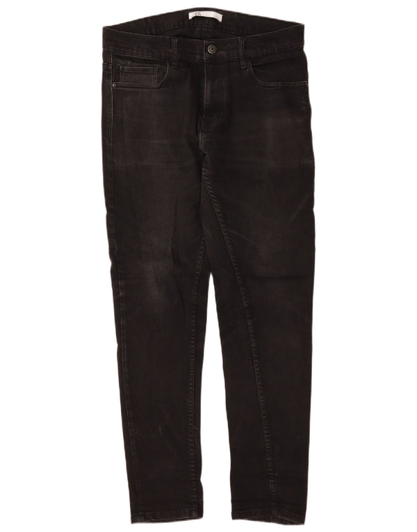 Blugi slim pentru bărbați Zara EU 44 Large W34 L31 Bumbac negru