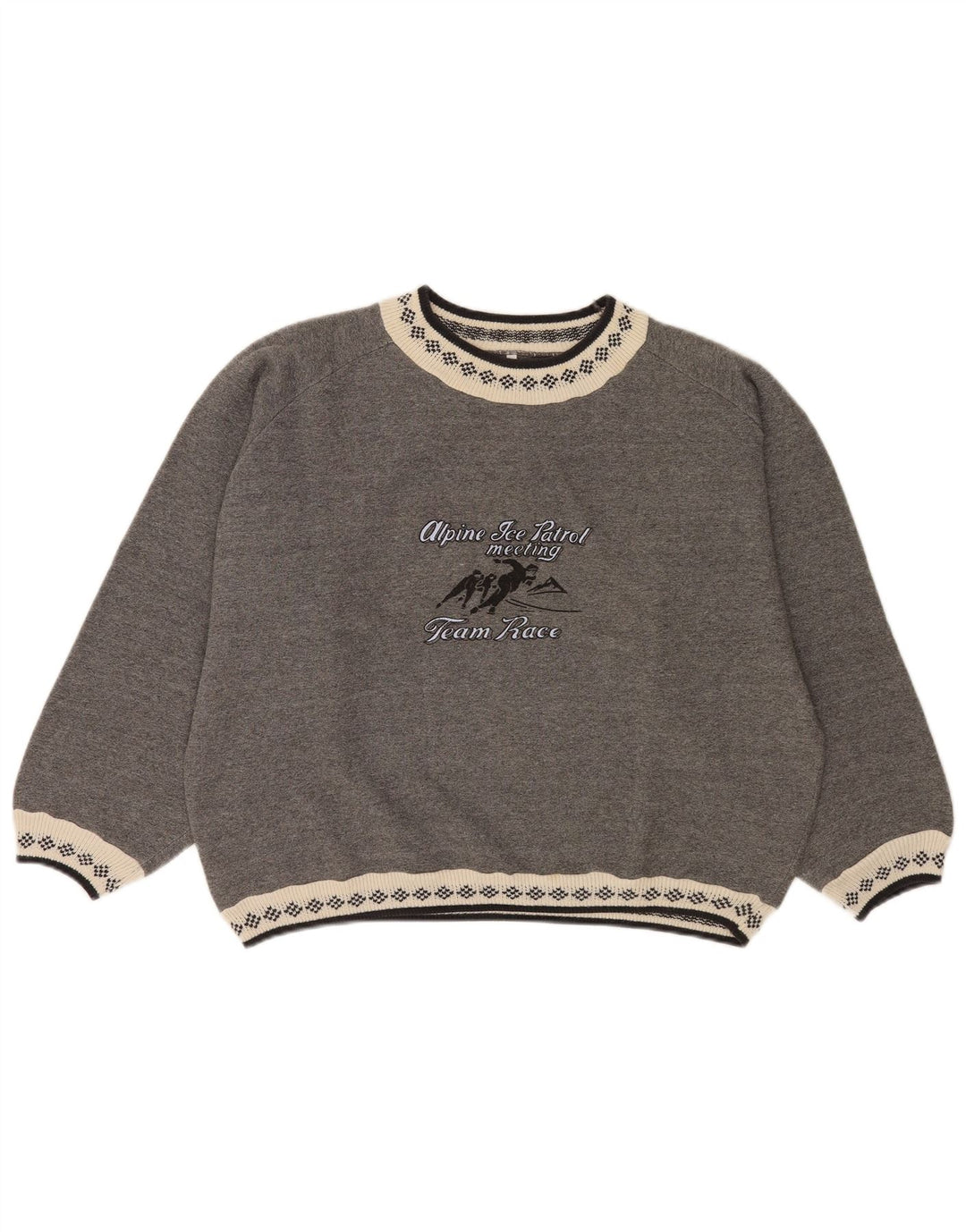 Hanorac oversize pentru femei Meeting Pulover UK 16 mare gri