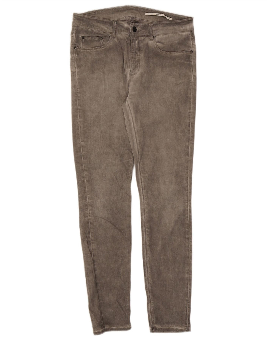 Blugi slim pentru femei Zara EU 42 Large W32 L29 Gri