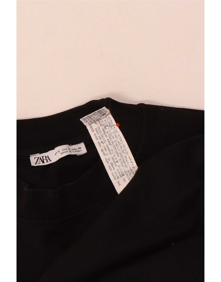 Tricou Zara Barbati Top Mic Negru Bumbac