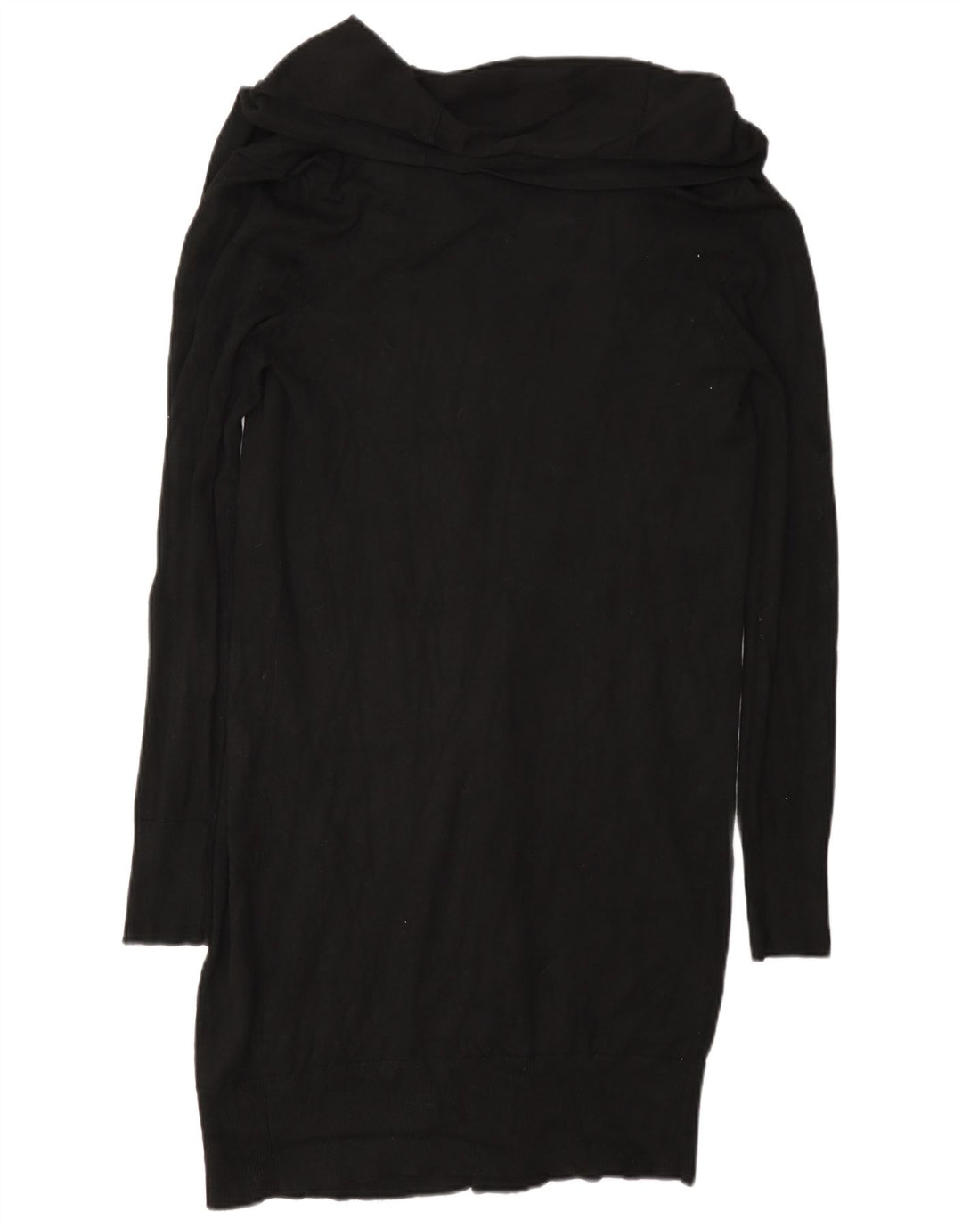 Pulover cardigan deschis pentru femei Zara UK 12 Medium Black Viscose