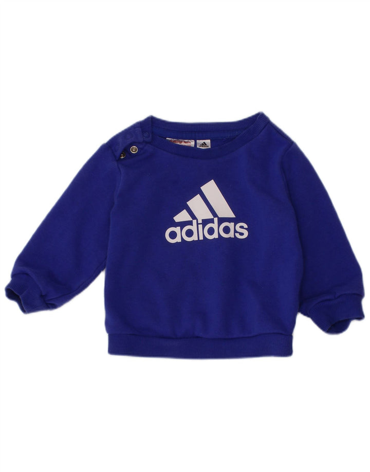 Trening complet ADIDAS Baby Boys Graphic 3-6 Luni Bumbac Albastru