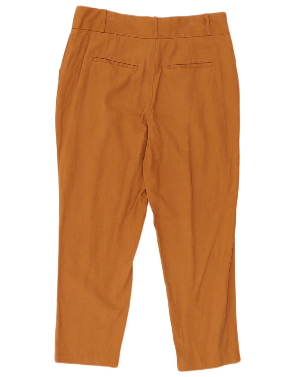 Pantaloni chino conici pentru femei Marks & Spencer UK 12 Medium W30 L26 Maro
