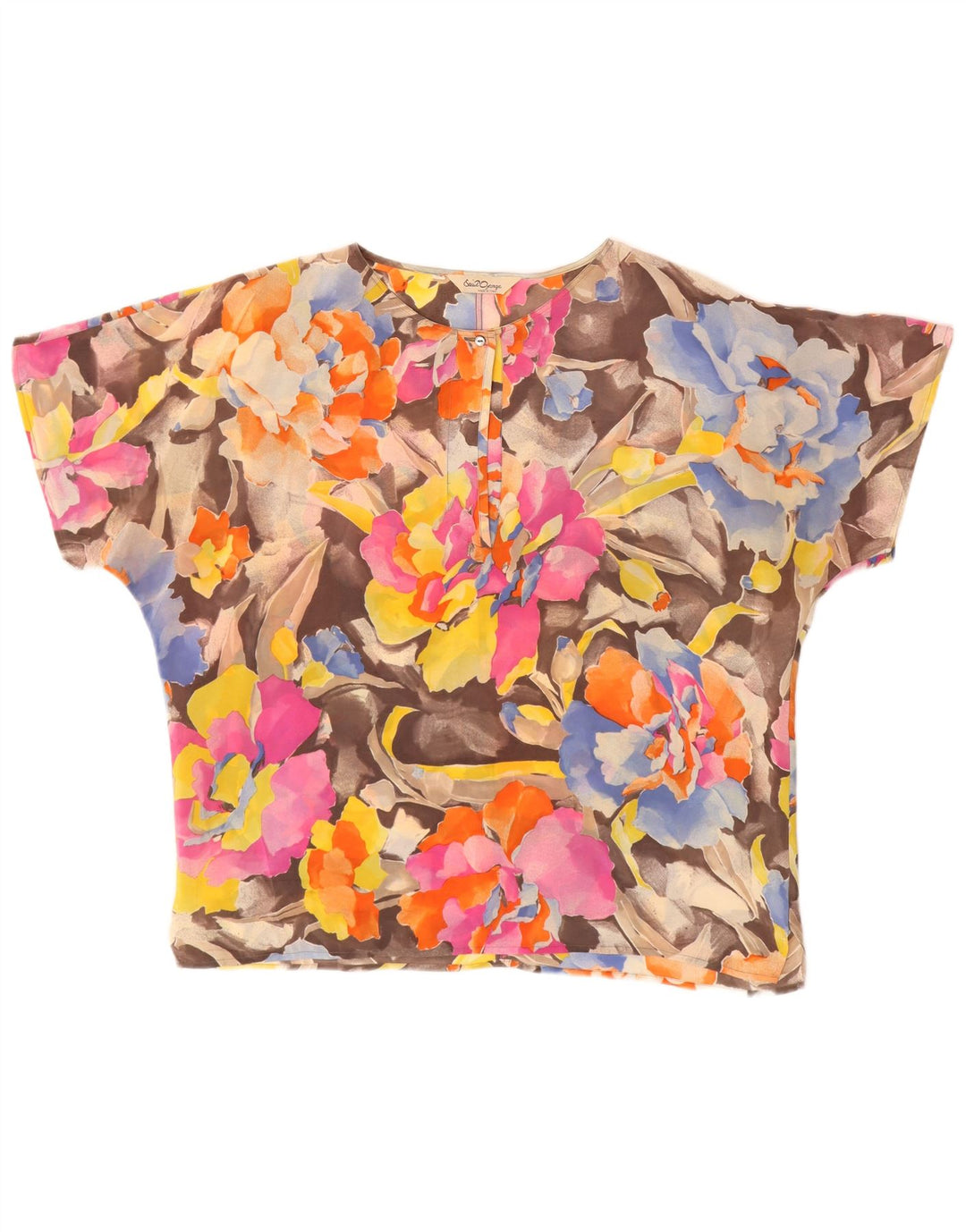 Bluză supradimensionată pentru femei Saint George IT 46 Large Multicolor Floral