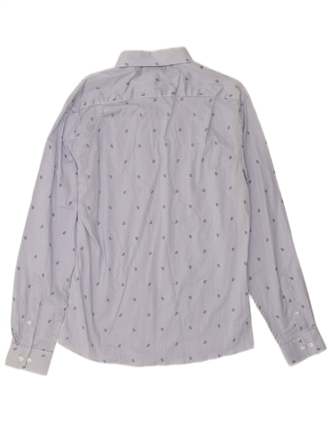 Cămașă stretch pentru bărbați TOMMY HILFIGER Mărimea 15 1/2 Medium Blue Pinstripe