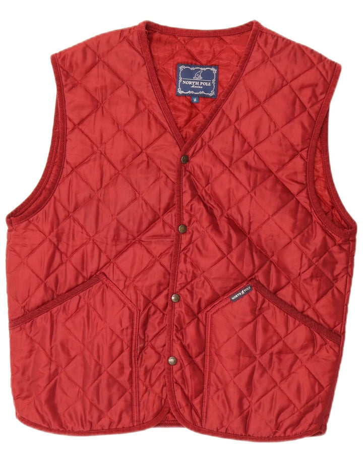 Gilet matlasat pentru bărbați North Pole UK 38 Medium Red Nylon