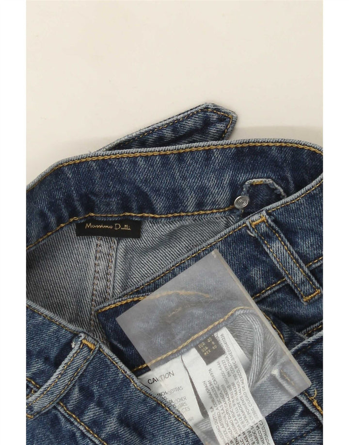 Massimo Dutti Blugi pentru damă cu picioare largi EU 40 Mediu L30 L30 Bumbac albastru